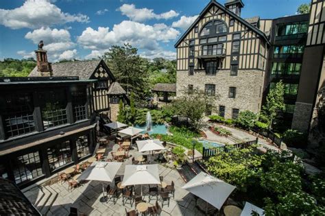 Looking over the Patio Courtyard from the Guildhall Patio | Hotel spa, Spa, Toronto restaurants