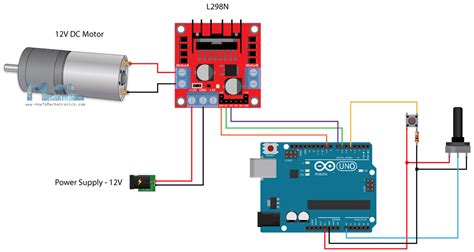 Arduino Motor Circuit Diagram