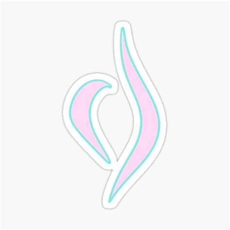 "National Eating Disorder Awareness Symbol " Sticker for Sale by AlexagHicksy | Redbubble