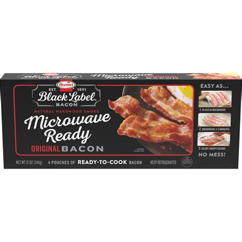 HORMEL BLACK LABEL MICROWAVE BACON-Hero