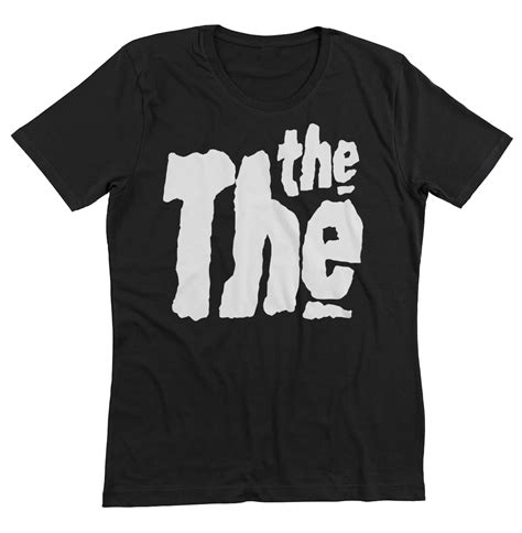 Black T-Shirt with THE THE Logo | Full Clothing Range Available online