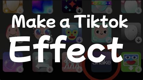 How to make a Tiktok effect & Earn bonuses $$ - YouTube