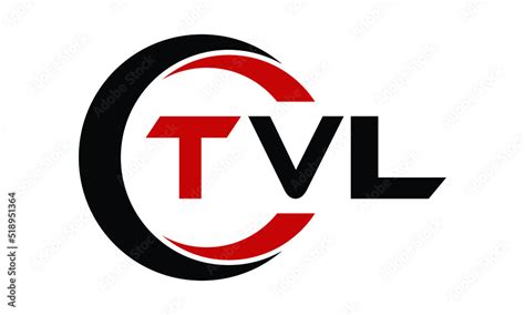 TVL three letter swoosh logo design vector template | monogram logo | abstract logo | wordmark ...