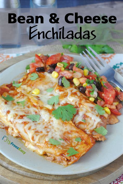 Bean & Cheese Enchiladas Recipe | Bean and cheese enchiladas, Mexican food recipes easy, Easy ...