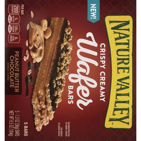 Nature Valley Wafer Bars, Peanut Butter Chocolate, Crispy Creamy (5 each) from Walmart - Instacart