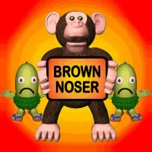 Brown Nose Meme - Brown Nose - Discover & Share GIFs