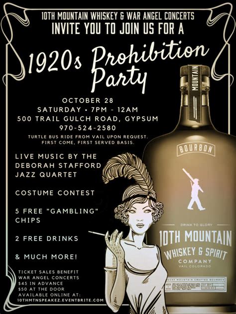 1920s Prohibition Party | VVP Events Calendar