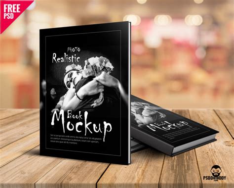 [Download]Photorealistic Book Mockup Free PSD | PsdDaddy.com