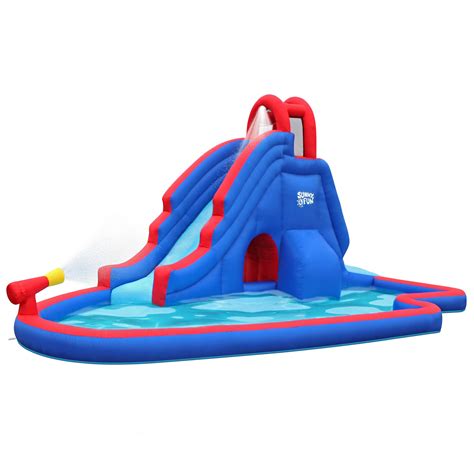 SUNNY & FUN Slide ‘N Spray Inflatable Water Slide Park for sale | Katy ...