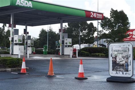 These are the scenes around Wigan as drivers try to find fuel for their vehicles with petrol ...