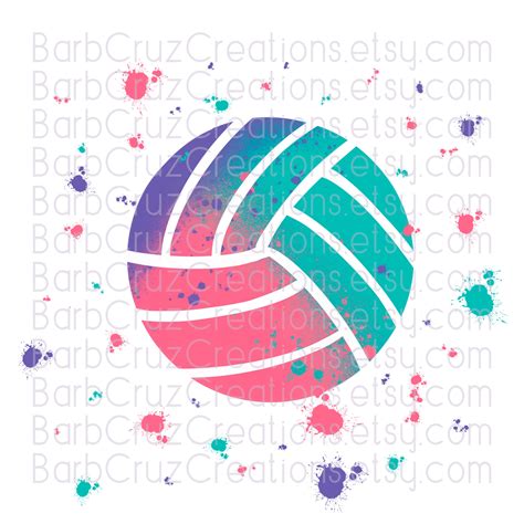 Volleyball, png, Volleyball Splatter Paint clipart, Sports png ...