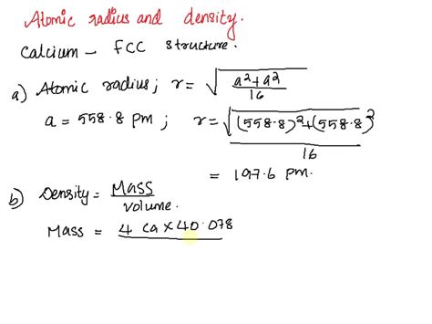 Face Centered Cubic Structure