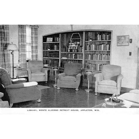 Appleton Wisconsin Monte Alverno Retreat House Library – Hometown Postcards