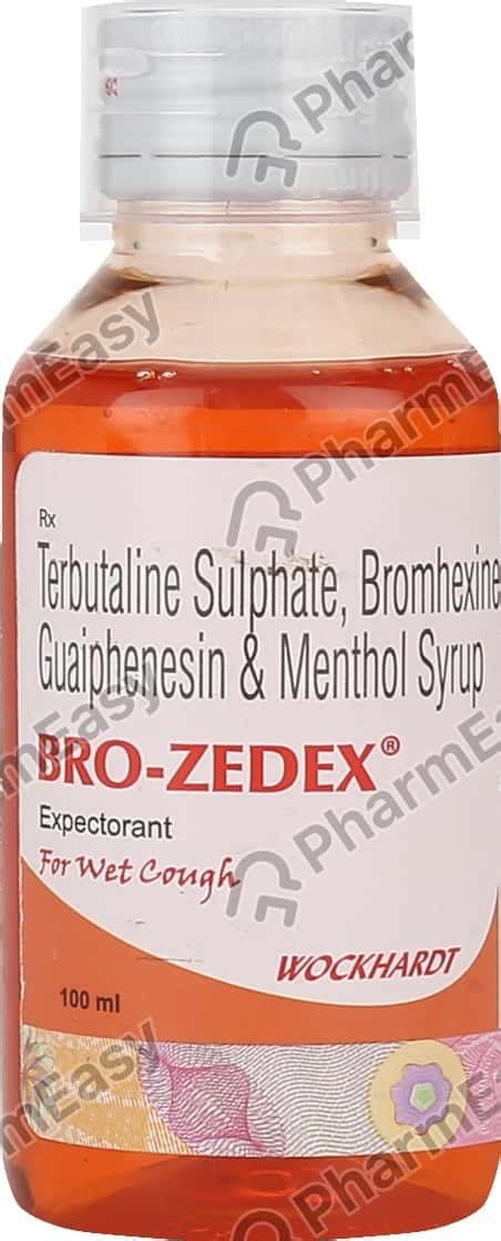 Bro Zedex Bottle Of 100ml Syrup: Uses, Side Effects, Price & Dosage | PharmEasy