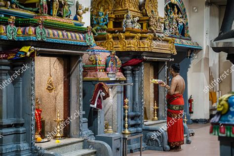 Pandit Hindu Priest Performs Puja Diwali Editorial Stock Photo - Stock ...