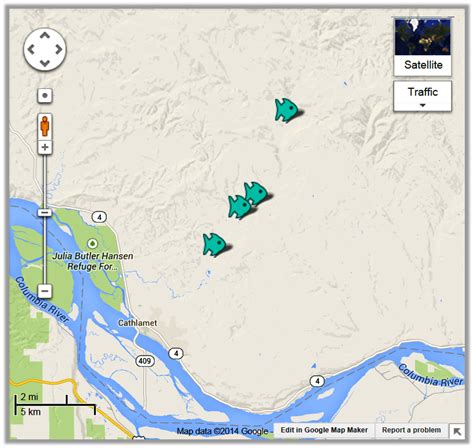 Columbia River Fishing Map: Your Ultimate Guide To Fishing In The River - 2023 Calendar Printable