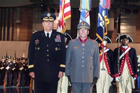 US Army Chief of Staff General Ray Odierno and Chilean Army Chief of ...