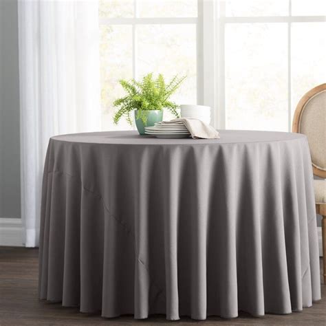 Wayfair Basics Solid Color Round Tablecloth