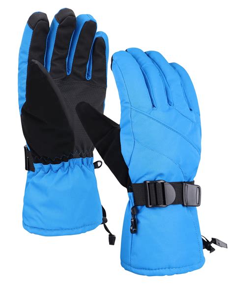 Toppers Waterproof Winter Thinsulate Lined Snowboard Ski Gloves Electric Blue XL - Walmart.com