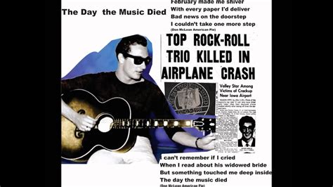 The Day The Music Died - YouTube