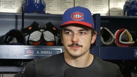 Arber Xhekaj says he knows he needs to work to stay in Canadiens lineup ...