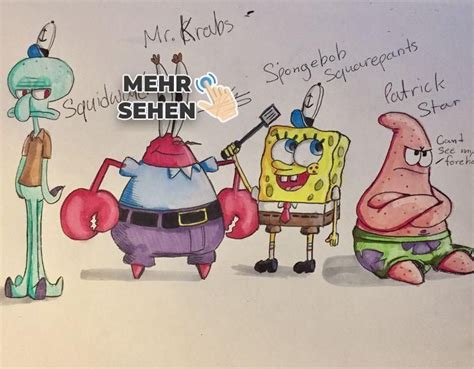 Ich habe eine alte Zeichnung von mir von SpongeBob nachgezeichnet, die ich gefunden habe. Der ...