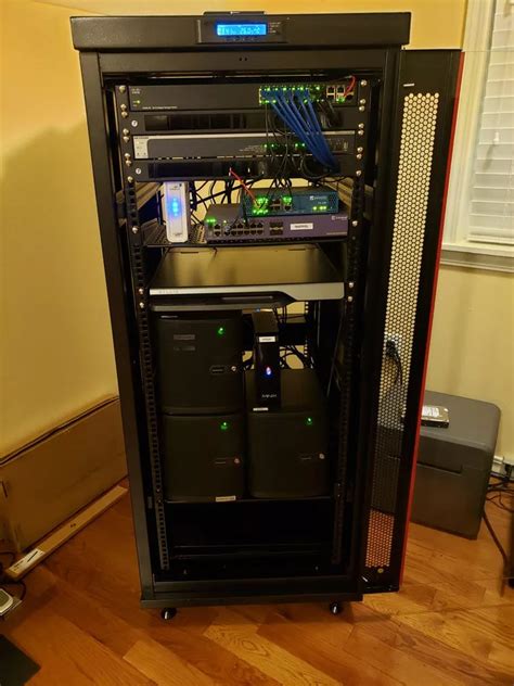 New Server Network Rack for Home Virtualization Lab Environment | Network rack, Server room ...