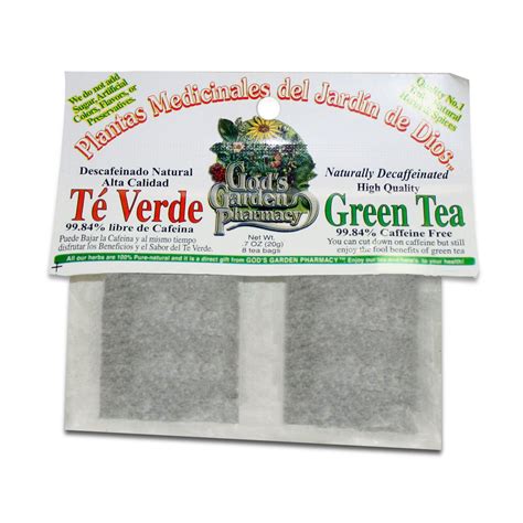 God's Garden Pharmacy - Decaf Green Tea