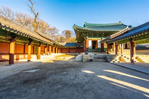 Architecture Du Palais Changdeokgung Dans La Ville De Séoul | Photo Gratuite