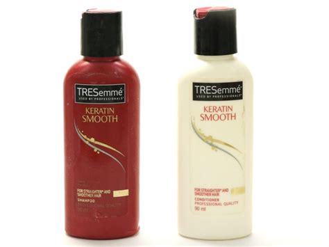 TRESemme Keratin Smooth Shampoo and Conditioner Review, Swatches