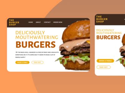 Mouth-watering Burgers by Daria Stanislovaite on Dribbble