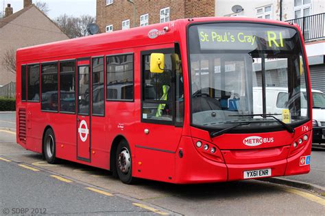 London Bus Routes | Route R1: Green Street Green - St Paul's Cray | Route R1, Metrobus 174 ...