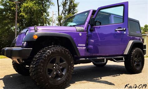 SUMMER JEEP VIBES ☀️💜 in 2022 | Purple jeep, Purple jeep wrangler, Jeep wrangler sport