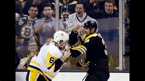 Zdeno Chara breaks down his fight vs. Jamie Oleksiak - YouTube