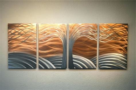15 Best Collection of Geometric Modern Metal Abstract Wall Art