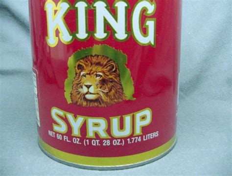 Vintage King Syrup Tin 1 quart 28 oz | Etsy