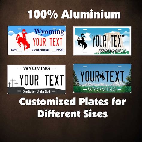 Wyoming License Plate - Etsy