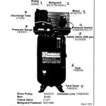 Looking for Kobalt (Abac America) model K7580V2 air compressor repair & replacement parts?