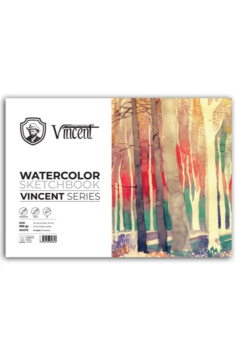 Vincent Vıncent Watercolor Sketchbook 300gr 25cmx35cm 10 Sayfa Suluboya Defteri Fiyatı ...