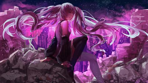 2560x1440 Hatsune Miku Vocaloid Anime Art 4k 1440P Resolution ,HD 4k Wallpapers,Images ...