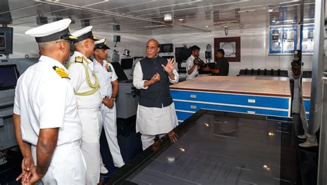 Defence Minister Rajnath Singh commissions INS Sandhayak, warns pirates - Koshur Samachar