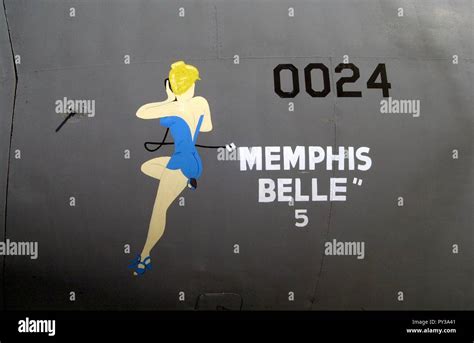 C-141 Memphis Belle Nose Art Stock Photo - Alamy