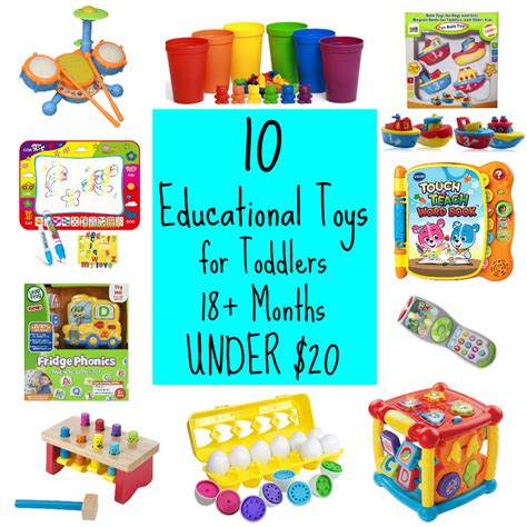 10 Educational Toys for Toddlers Under $20- STEM gifts