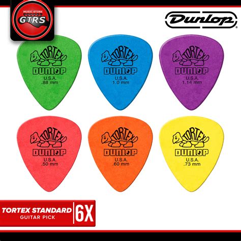 Dunlop Tortex Standard Guitar Pick Pack of 6 | Lazada PH