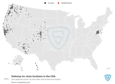 Number of Safeway Inc locations in the USA in 2024 | ScrapeHero