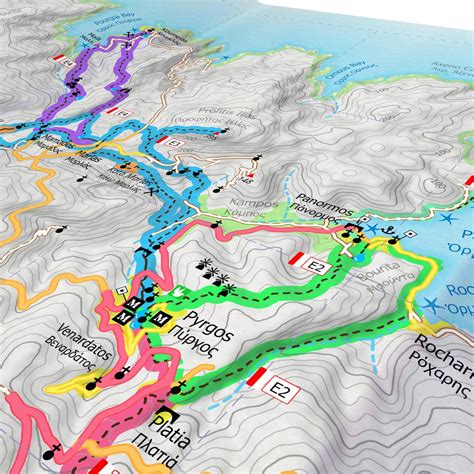 Tinos Trails – Hiking Map - Staridas Geography