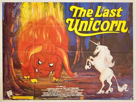 The Last Unicorn Original 1982 British Quad Movie Poster - Posteritati ...