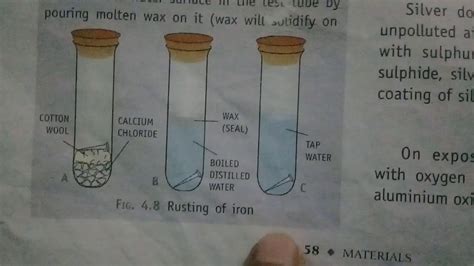 Experiment of rusting of an iron - YouTube