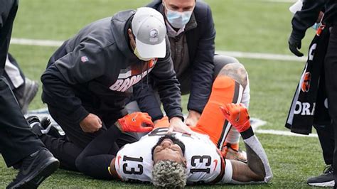 Odell Beckham Jr INJURED vs Bengals (Video) - YouTube