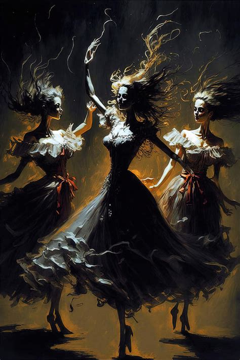 The Dance of the Witches, 02 Painting by AM FineArtPrints - Fine Art America